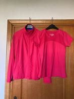 Roze sport-t-shirt + sportvest met lange mouw, Athletics, M, Vêtements | Femmes, Vêtements de sport, Taille 38/40 (M), Athletics