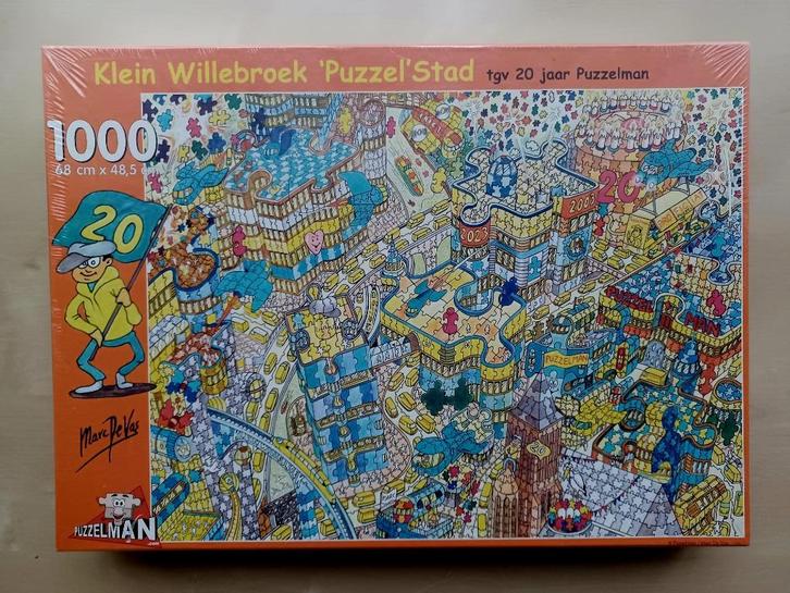 NIEUW - Puzzelstad - 1000 stukjes, Hobby en Vrije tijd, Denksport en Puzzels, Nieuw, Legpuzzel, 500 t/m 1500 stukjes, Ophalen of Verzenden