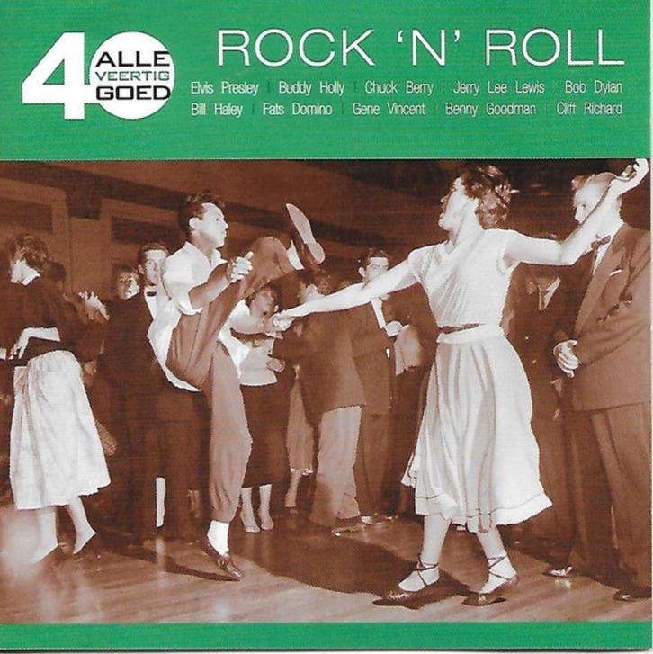 2055 - ALLE 40 GOED - ROCK 'N' ROLL - 2CD - NIEUW, Cd's en Dvd's, Cd's | Verzamelalbums, Nieuw in verpakking, Rock en Metal, Verzenden