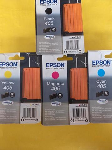  4 Epson 405 DURABrite Ultra-inkt beschikbaar voor biedingen