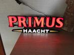 Primus Haacht bier LED lichtreclame,nieuw, Verzamelen, Ophalen of Verzenden, Nieuw, Reclamebord, Plaat of Schild