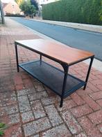 Table salon style industriel, Ophalen of Verzenden, Gebruikt