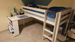Lit mi hauteur avec bureau, Ophalen, Gebruikt, Halfhoogslaper