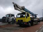 MAN 8163 met dakwerkerskraan Böcker(47), Auto's, MAN, Bedrijf, Te koop, Handgeschakeld