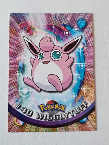 Topps Trading Card Pokémon #40 Grodoudou (Wigglytuff) AN, Utilisé, Autres types