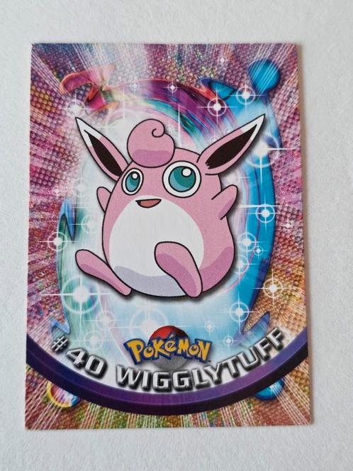 Topps Ruilkaart Pokémon #40 Grodoudou (Wigglytuff) AN, Hobby en Vrije tijd, Verzamelkaartspellen | Pokémon, Gebruikt, Overige typen