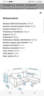 Canapé parfait état, Maison & Meubles, Canapés | Salons, Comme neuf, Enlèvement, Tissus, Canapé avec méridienne