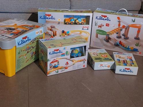 Kullerbü Haba knikkerbaan hout - grote set, Kinderen en Baby's, Speelgoed | Educatief en Creatief, Zo goed als nieuw, Bouwen, Puzzelen