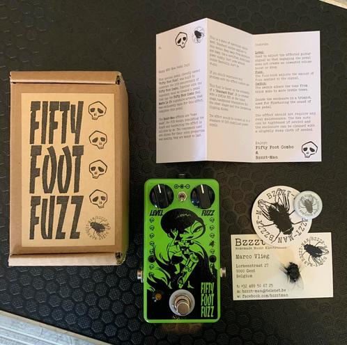 Rare Fifty Foot Combo octave Fuzz, Bzzzt Man limited 4/24, Muziek en Instrumenten, Effecten, Nieuw, Distortion, Overdrive of Fuzz
