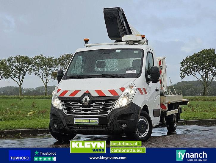 Renault MASTER T35 hoogwerker EURO6, Auto's, Bestelwagens en Lichte vracht, Bedrijf, ABS, Airconditioning, Centrale vergrendeling