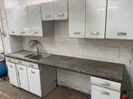 Vintage metaal keuken jaren 50, Huis en Inrichting, Keuken | Complete keukens, Ophalen, Zo goed als nieuw
