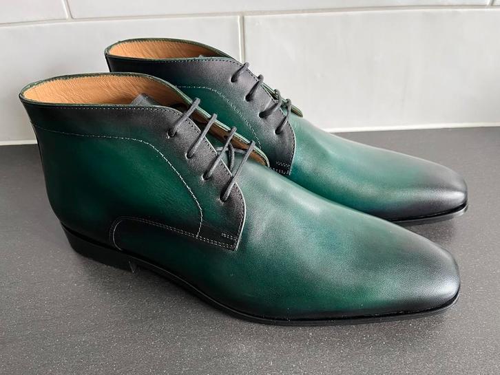 Handpainted herenschoenen maat 44 nieuw in doos, Kleding | Heren, Schoenen, Zo goed als nieuw, Veterschoenen, Overige kleuren