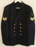 Uniformjas, Kort, Blauwe DT, SM, Maat: 47, KM, 1980s., Enlèvement ou Envoi, Marine, Vêtements ou Chaussures