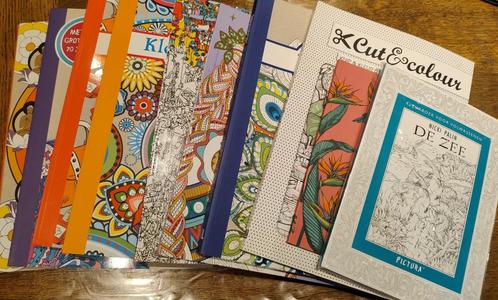 Lot Kleurboeken voor Volwassenen, Hobby en Vrije tijd, Tekenen, Zo goed als nieuw, Boek of Gids, Verzenden