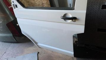 Volkswagen T5 deur links voor wit LB9A beschikbaar voor biedingen