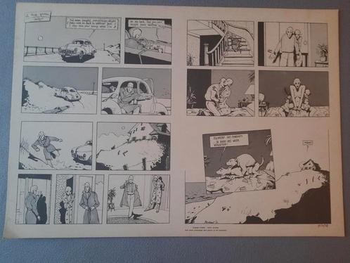 JAN BOSSCHAERT ca.1980 " LE LOUP GAROU" strip poster, Boeken, Strips | Comics, Nieuw, Eén comic, Europa, Ophalen