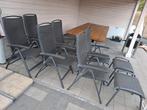 Hartmann tuinstoelen en voetenbankjes, Tuin en Terras, Ophalen, Gebruikt, Verstelbaar