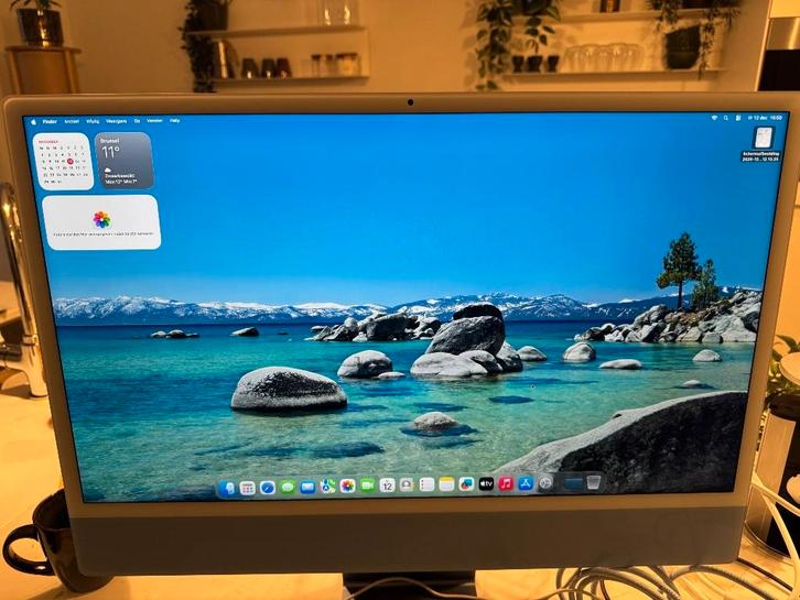 Apple iMac 2021 M1 24" 4.5k, Informatique & Logiciels, Apple Desktops, Comme neuf, iMac, SSD, 3 à 4 Ghz, 8 GB, Enlèvement ou Envoi