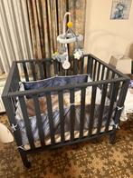 Park met matras omrander en mobieltje, Kinderen en Baby's, Babyparken, Ophalen, Gebruikt, Rechthoekig, In hoogte verstelbaar