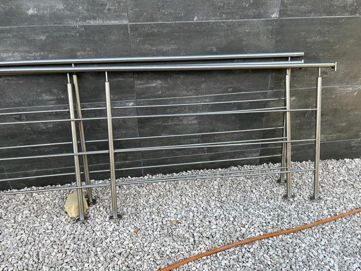 Garde de  corps en inox, Doe-het-zelf en Bouw, Overige Doe-Het-Zelf en Bouw, Gebruikt, Ophalen