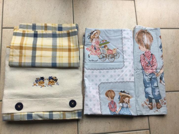 DEKBEDOVERTREKKEN EN KUSSENSLOPEN „ANEI” MISS PETTICOAT”, Kinderen en Baby's, Kinderkamer | Beddengoed, Gebruikt, Dekbedovertrek