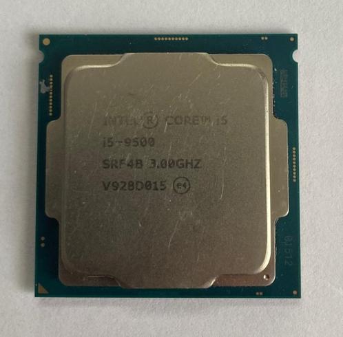 Intel I5-9500 LGA1151 socket / 6-core 3.00-4.40Ghz, Informatique & Logiciels, Processeurs, Utilisé, 6-core, 3 à 4 Ghz, Enlèvement ou Envoi