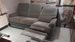 Grijze 3- zit sofa met 1 relax functie, Huis en Inrichting, Ophalen, Zo goed als nieuw, Stof