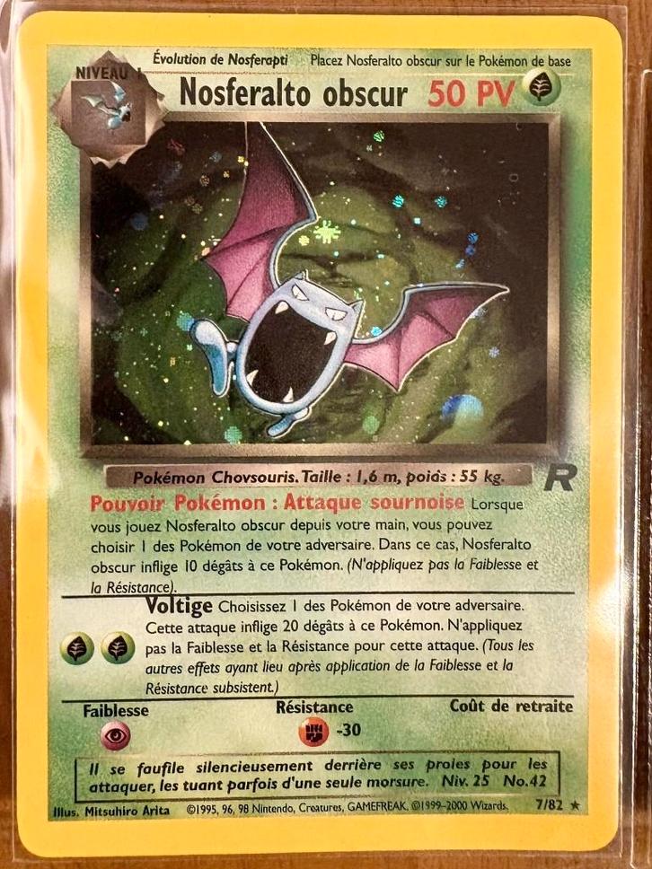 WIZARD - Nosferalto obscur HOLO 7/82, Hobby & Loisirs créatifs, Jeux de cartes à collectionner | Pokémon, Envoi