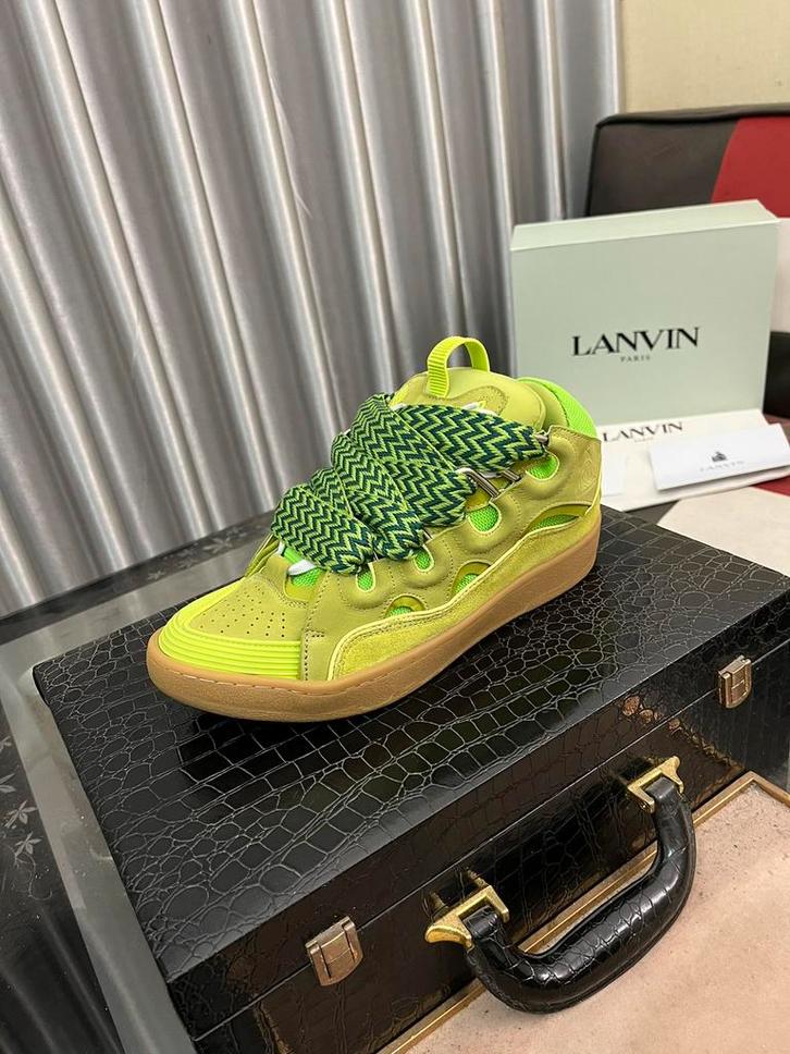 Lanvin Curb Sneaker Limited edition maat 35 tot 48, Kleding | Heren, Schoenen, Nieuw, Sneakers, Wit, Verzenden