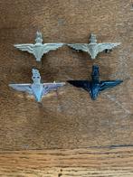 UK airborne beretbadges ( 4 verschillende ), Verzamelen, Verzenden, Landmacht, Embleem of Badge