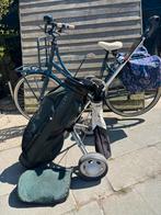 Golfkar met clubs, Ophalen, Golfkar