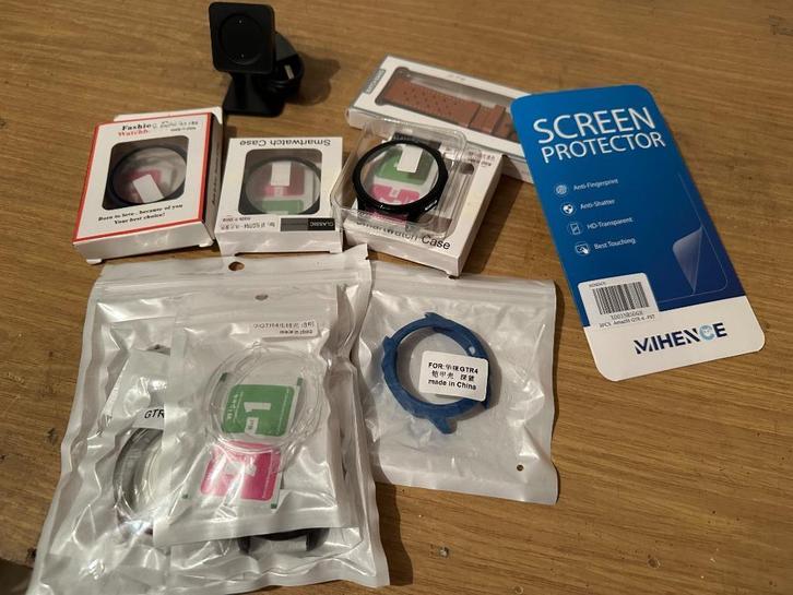 ACCESSOIRE MONTRE CONNECTER AMAZFIT GT4, Handtassen en Accessoires, Smartwatches, Nieuw, Blauw, Ophalen