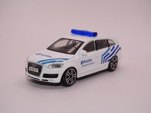 1/43 police audi q7 politie bburago ukkel uccle, Hobby en Vrije tijd, Modelauto's | 1:43, Nieuw, Auto, Overige merken, Ophalen