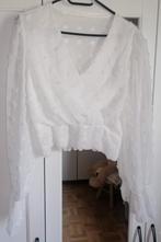 Croptop ecru bloesje XS/S, Ophalen of Verzenden