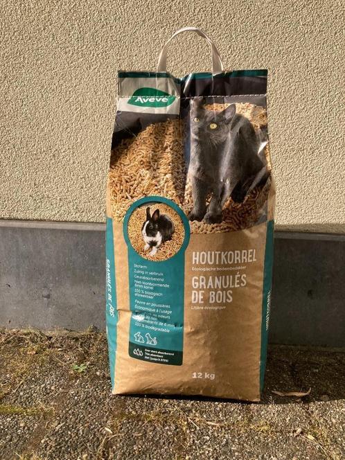 Houtkorrel Aveve 6 mm 12 kg, Tuin en Terras, Grind, Keien en Split, Nieuw, Overige typen, Beige, Overige materialen, Ophalen