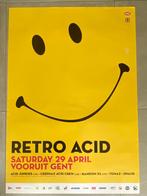 Poster Retro Acid in Vooruit Gent, Comme neuf, Enlèvement ou Envoi