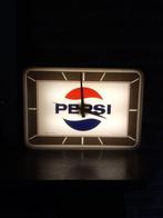 Pepsi Klok lichtreclame, Verzamelen, Merken en Reclamevoorwerpen, Ophalen, Gebruikt, Reclamebord