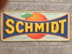 reclame reclamebord Schmidt 1935 blik blikken, Reclamebord, Ophalen of Verzenden, Zo goed als nieuw