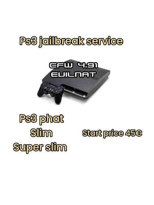 Service de jailbreak pour Playstation 3 (Lire la description, Consoles de jeu & Jeux vidéo, Consoles de jeu | Sony PlayStation 3