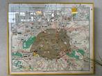 Vintage XL stratenplan Parijs, Ophalen