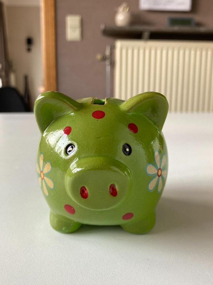 Spaarvarkentje - Ganda, Collections, Tirelires, Neuf, Animal, Pierre, Poterie ou Céramique, Enlèvement ou Envoi