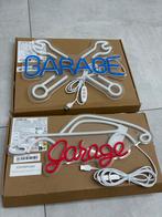 Lampen met opschrift garage, Ophalen