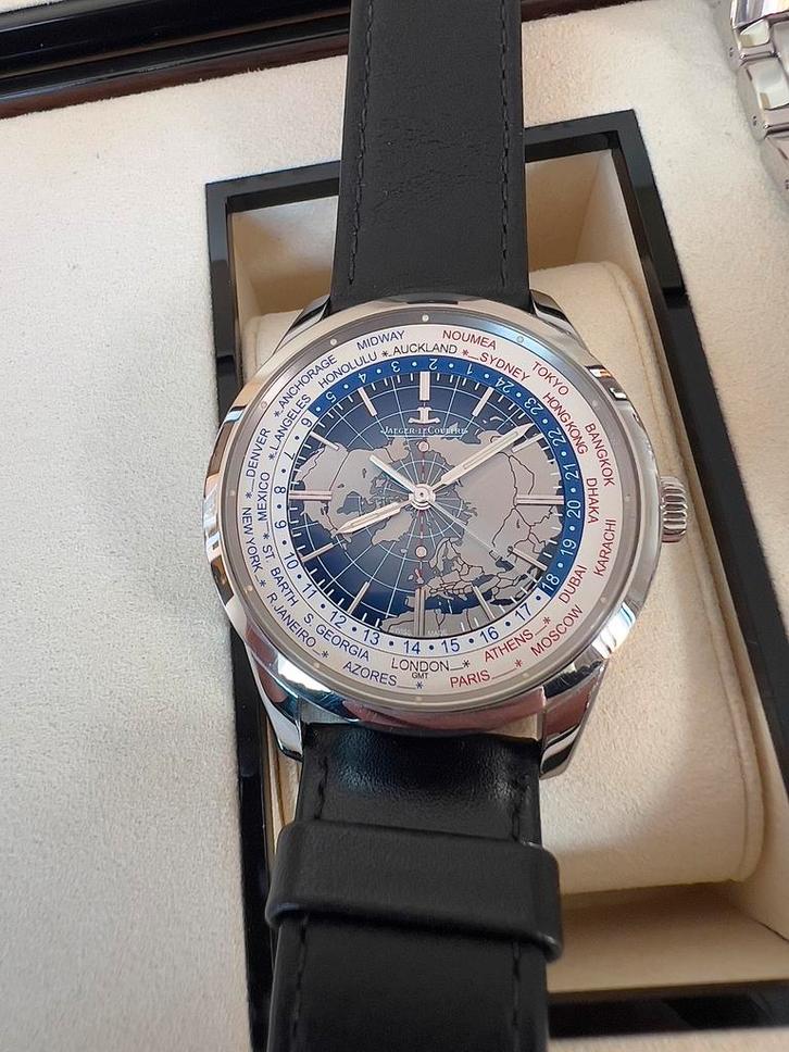 Jaeger LeCoultre Geofysische Universele Tijd, Handtassen en Accessoires, Horloges | Heren, Zo goed als nieuw, Ophalen