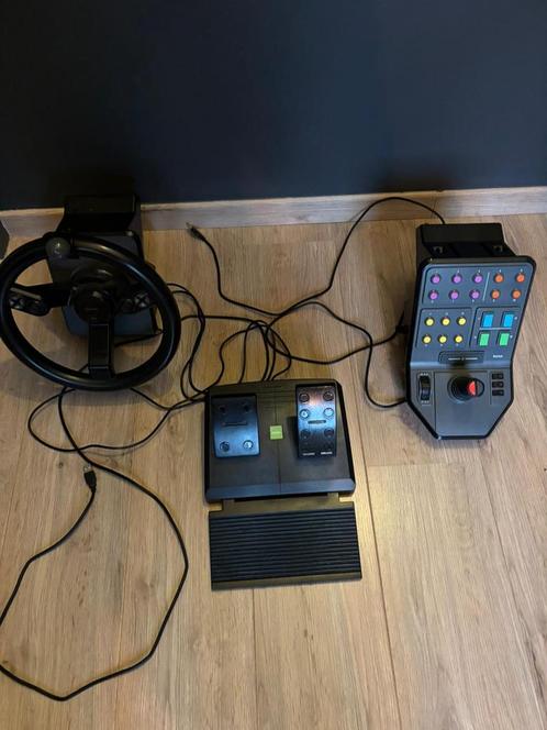 Logitech G Saitek farming, Computers en Software, Joysticks, Zo goed als nieuw, Ophalen of Verzenden