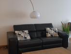 3-persoons lederen sofa met electrische relaxfunctie, Huis en Inrichting, Ophalen, Driepersoons, Leer, Zo goed als nieuw