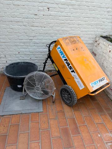 TE HUUR Bouwdroger Dryfast 600, Ophalen of Verzenden, Zo goed als nieuw