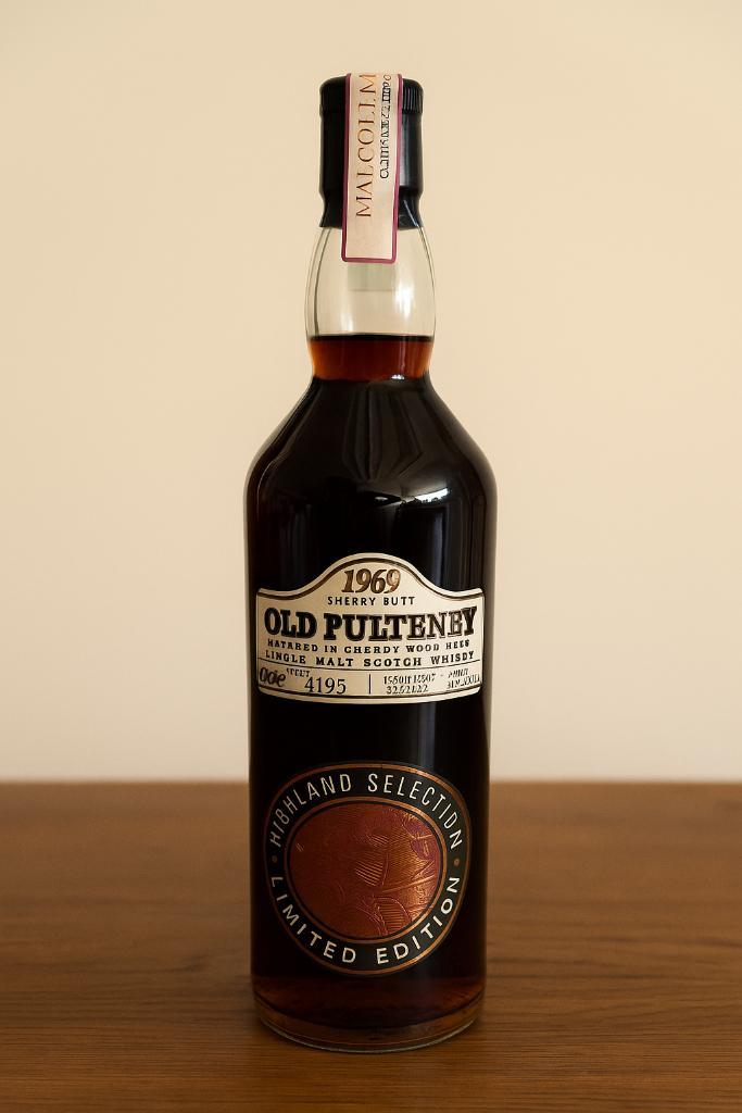 Whisky Old Pulteney 1969!, Verzamelen, Wijnen, Ophalen of Verzenden