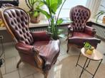 Barokke leren fauteuils, Huis en Inrichting, Ophalen