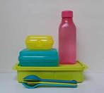 Tupperware « Lunchbox Set » Bouteille + Boite - Bleu - Promo, Maison & Meubles, Cuisine| Tupperware, Enlèvement ou Envoi, Neuf