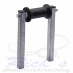 Kielrol, bootrol, op steun 133 mm voor boottrailer, Ophalen of Verzenden